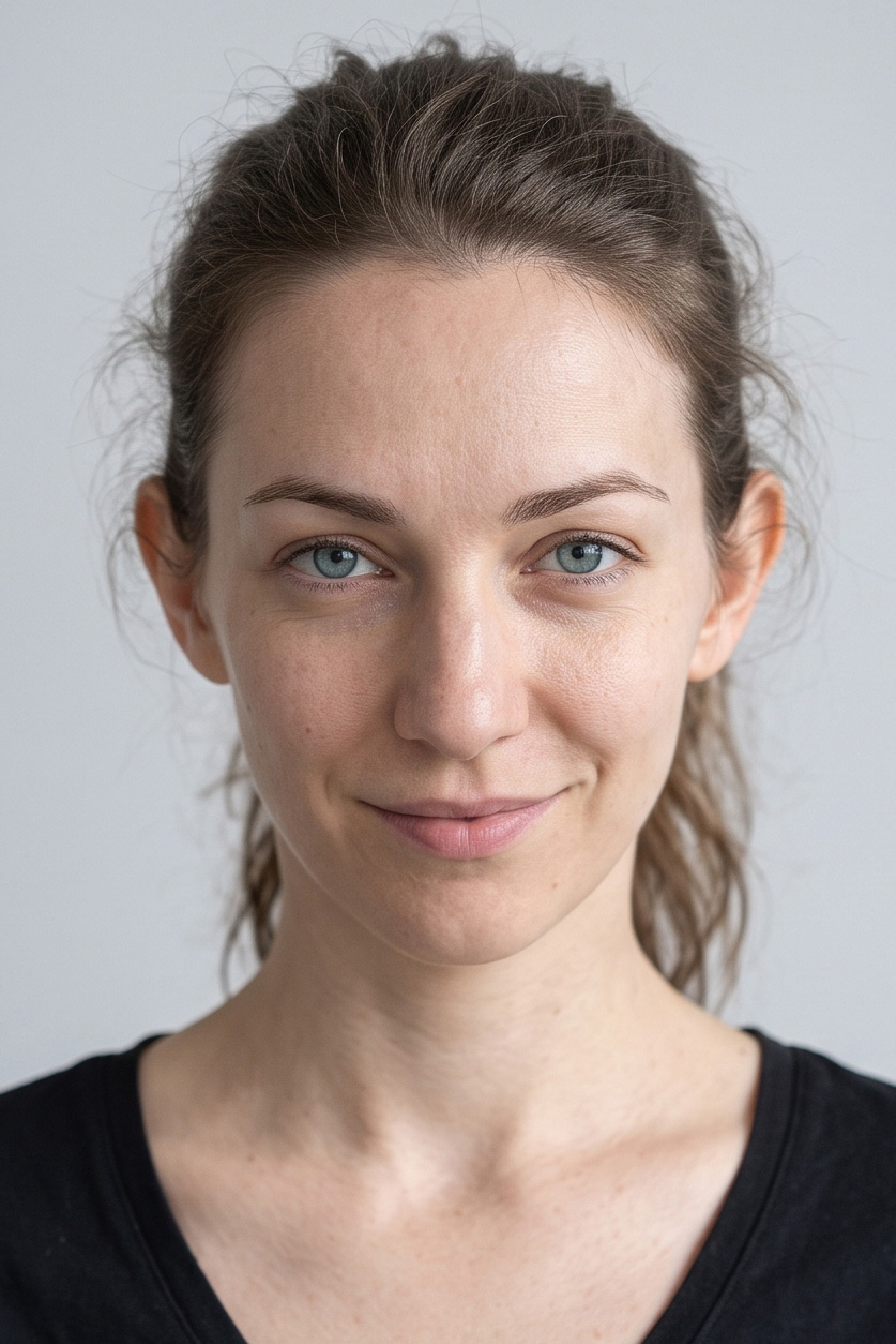 Patrícia — Pimasz jégkék tekintet és nyers kisugárzás. Nem erőlködik, mégis uralja a teret: tökéletesen hiteles, azonnal megragadja a figyelmet.